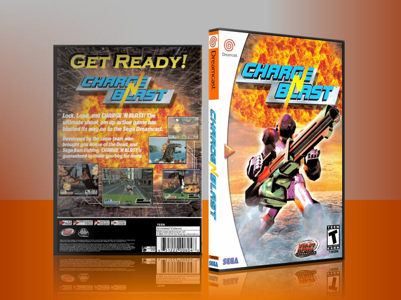 Sega Dreamcast Dc REPLACEMENT GAME CASE for Chargen blast