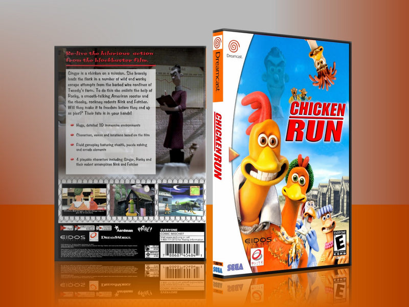 Sega Dreamcast Dc REPLACEMENT GAME CASE for Chicken run