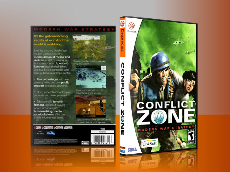 Sega Dreamcast Dc REPLACEMENT GAME CASE for Conflict zone