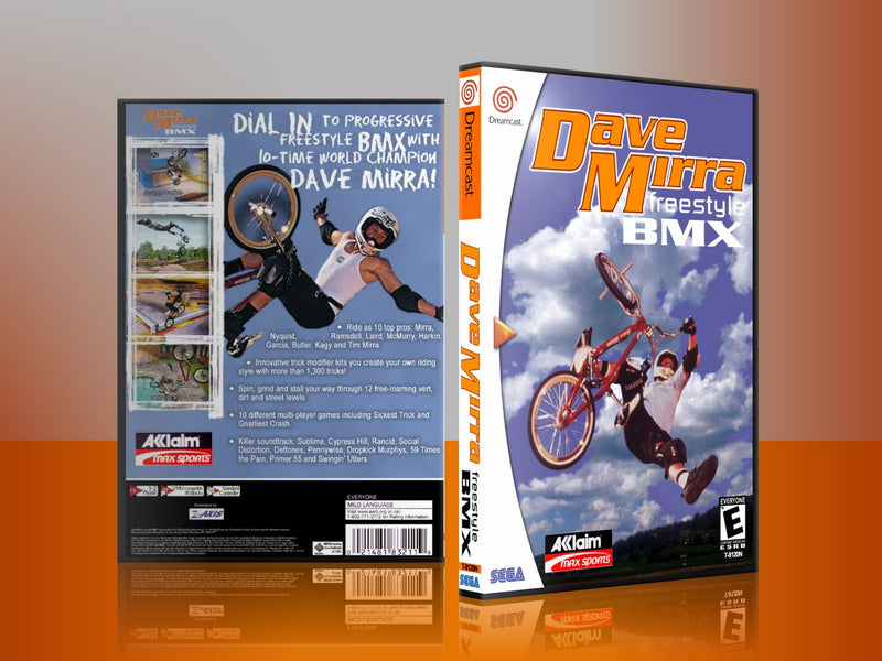 Sega Dreamcast Dc REPLACEMENT GAME CASE for Dave mirra freestyle bmx