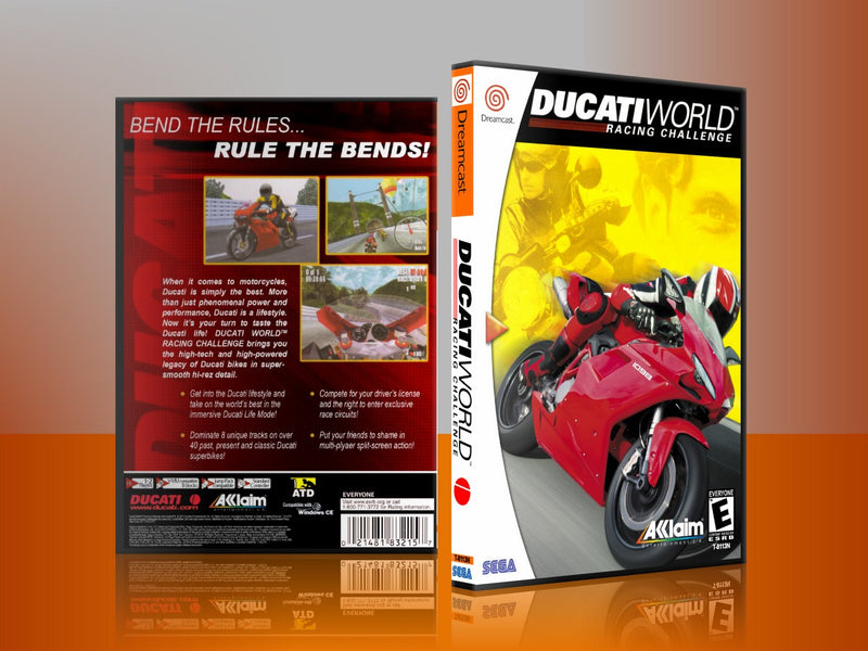 Sega Dreamcast Dc REPLACEMENT GAME CASE for Ducati