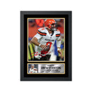 Drew Stanton Limited Edition Football Signed Print - American Footballer