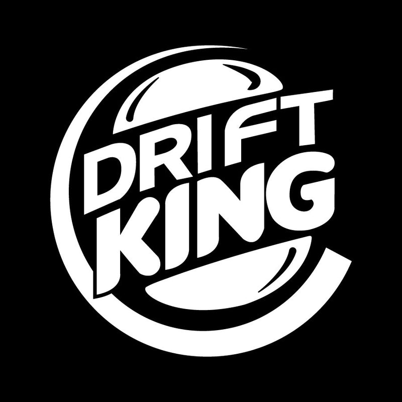 Drift King Novelty Vinyl Car Sticker