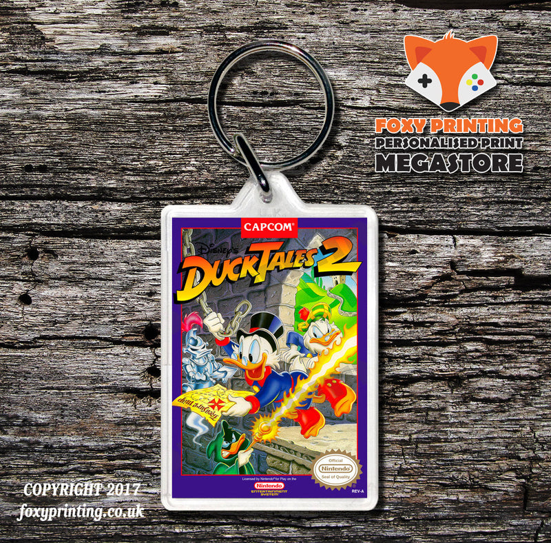 Duck Hunt Retro NES Game Cover Art Gaming Keyring