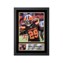 Duke Johnson Limited Edition Football Signed Print - American Footballer