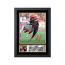 Duke Johnson 2 Limited Edition Football Signed Print - American Footballer