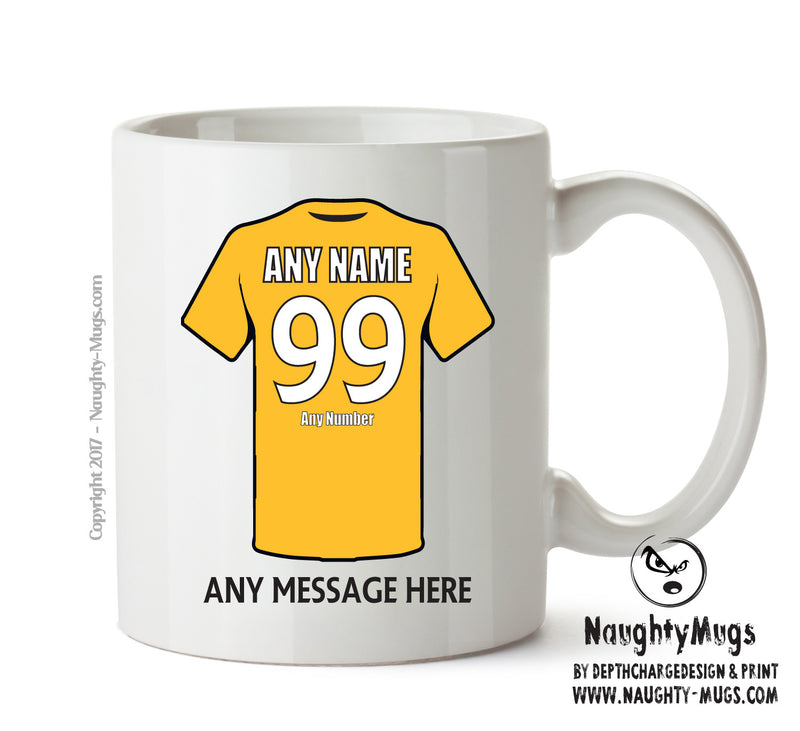Dumbarton Football Team Mug Personalised Birthday Age And Name