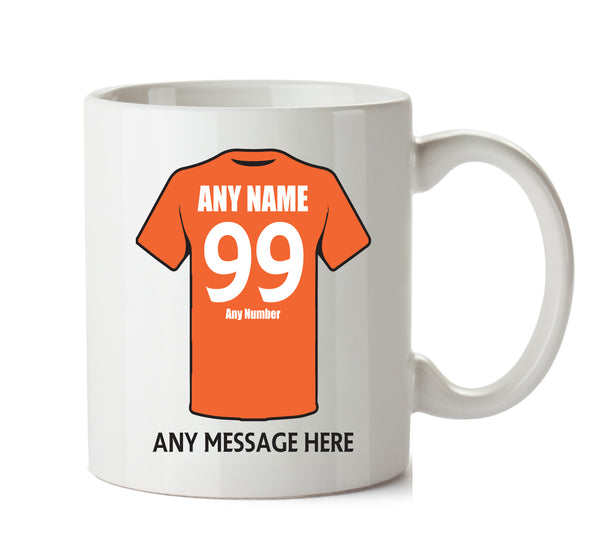 Dundee United Football Team Mug Personalised Birthday Age And Name – printed mug product image 1