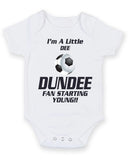 Dundee Fan Starting Football Fan Baby Grow Bodysuit