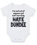 Dundee Hate Football Fan Baby Grow Bodysuit