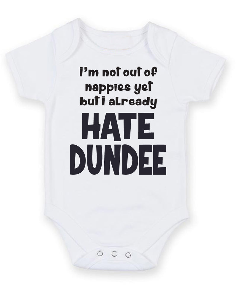 Dundee Hate Football Fan Baby Grow Bodysuit