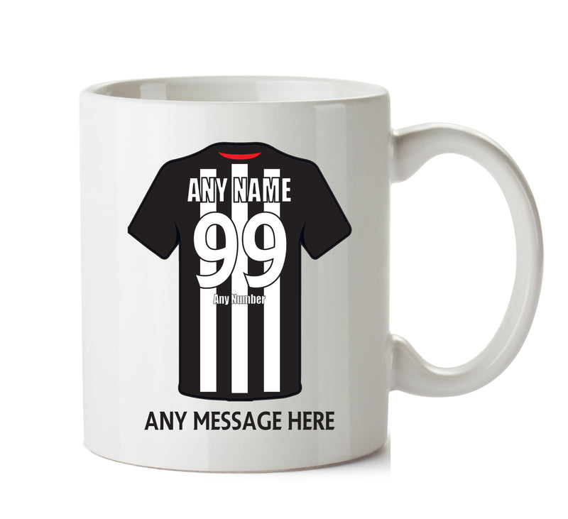 Dunfermiline Athletic Football Team Mug Personalised Birthday Age And Name