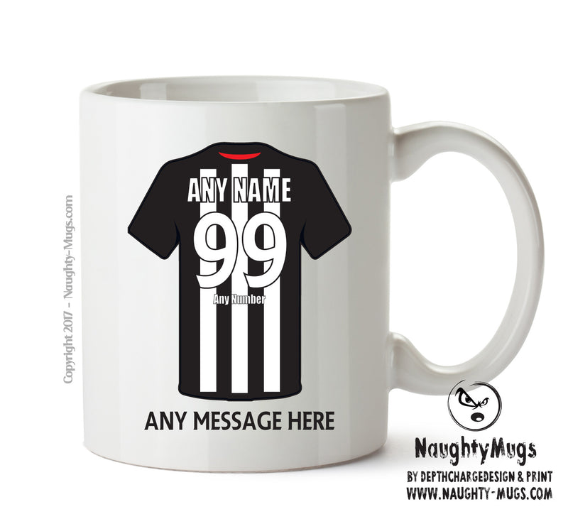 Dunfermiline Athletic Football Team Mug Personalised Birthday Age And Name