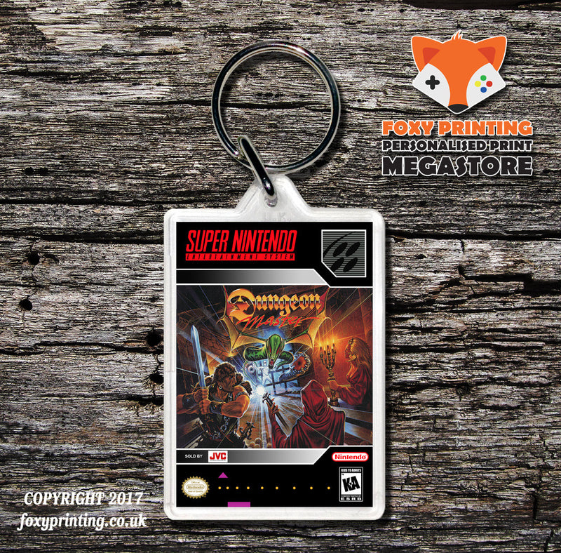 Dungeon Master Game Inspired Retro Gaming Keyring