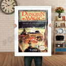 Dungeon Magic Retro GAME INSPIRED THEME Nintendo NES Gaming A4 A3 A2 Or A1 Poster Art 223