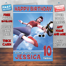 Personalised Dva Overwatch Artwork Inspired Style Game Kids Inspired Birthday Card (SA)