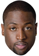 DWAYNE WADE JB - Basketball Star Fancy Dress Cardboard Celebrity Party Face Mask