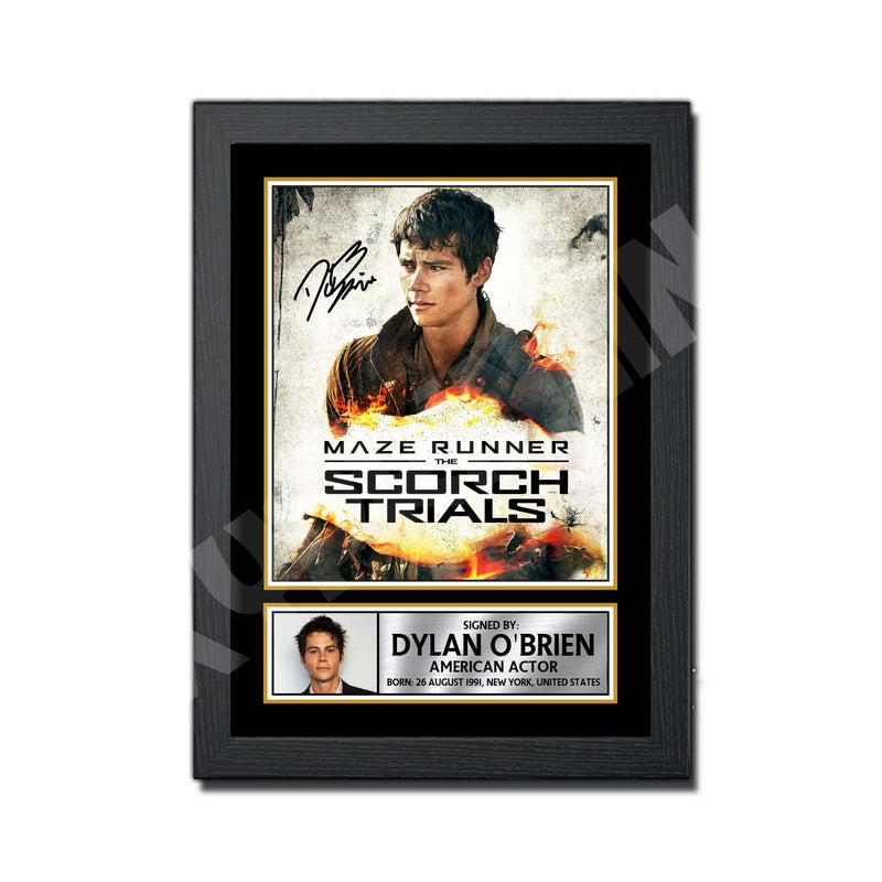 Dylan O'Brien 2 Limited Edition Movie Signed Print