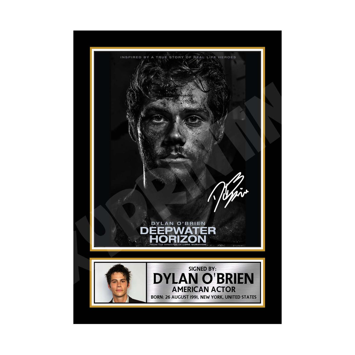 Dylan O'Brien 3 Movie Printed Signature Print – A1 Print Only