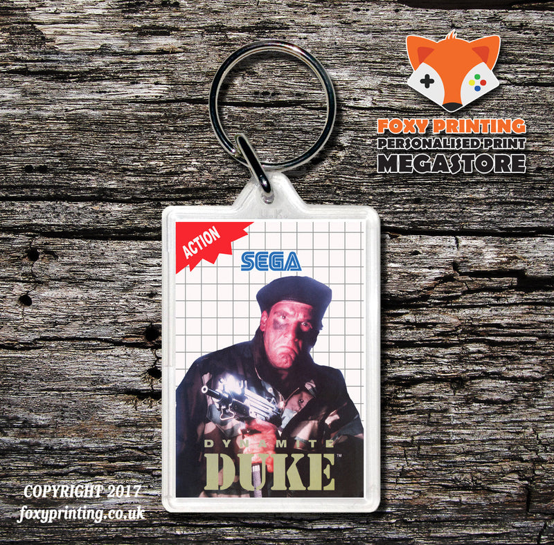 Dynamite Duke - Sega Master System Keyring