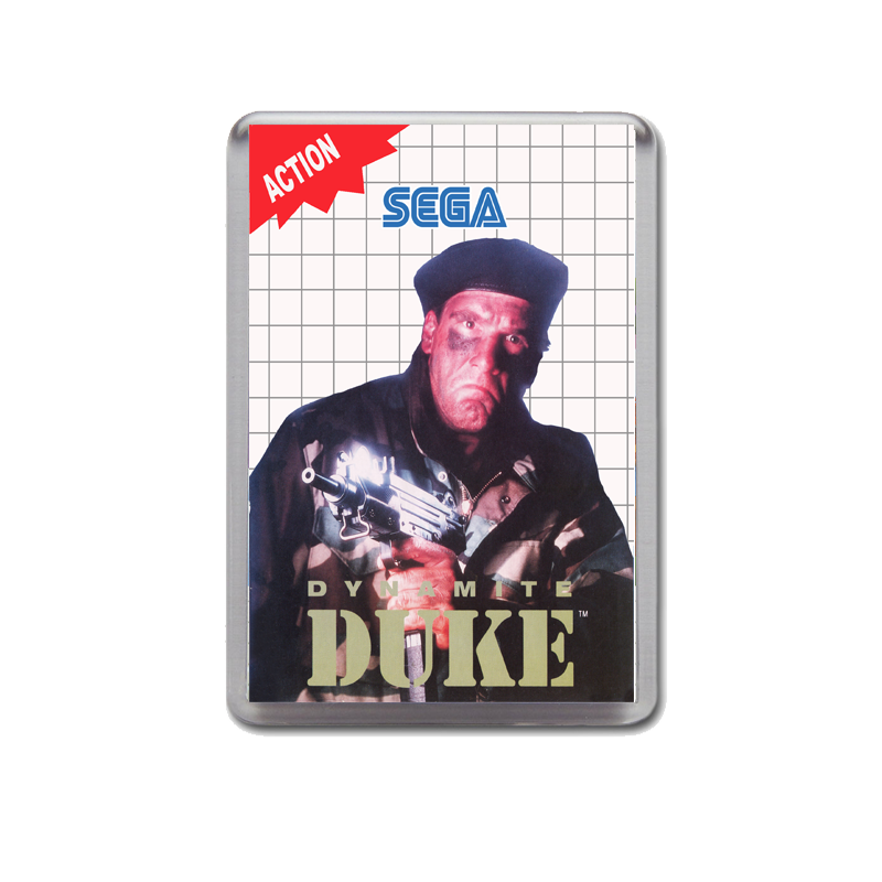 Dynamite Duke Sega Master System Game Inspired Fridge Magnet