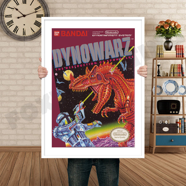 Dyno Warz Retro Game Inspired Theme Nintendo NES Gaming