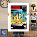 E.V.O. Search For Eden Super Nintendo GAME INSPIRED THEME Retro Gaming Poster A4 A3 A2 Or A1