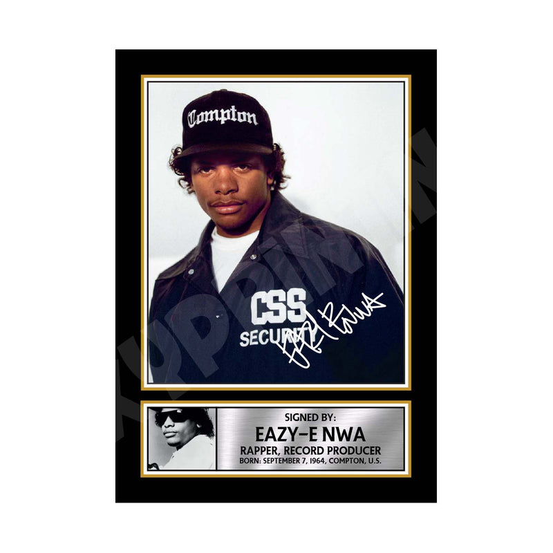 EAZY-E NWA (1) Limited Edition Music Signed Print