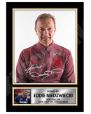 EDDIE NIEDZWIECKI Limited Edition Football Player Signed Print - Football