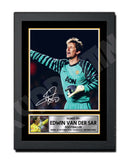 EDWIN VAN DER SAR 2 Limited Edition Football Player Signed Print - Football