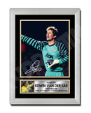 EDWIN VAN DER SAR 2 Limited Edition Football Player Signed Print - Football
