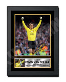 EDWIN VAN DER SAR (1) Limited Edition Football Player Signed Print - Football