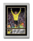 EDWIN VAN DER SAR (1) Limited Edition Football Player Signed Print - Football
