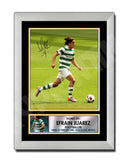 EFRAIN JUAREZ Limited Edition Football Player Signed Print - Football