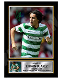 EFRAIN JUAREZ 2 Limited Edition Football Player Signed Print - Football
