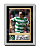 EFRAIN JUAREZ 2 Limited Edition Football Player Signed Print - Football