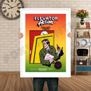 ELEVATOR ACTION Retro GAME INSPIRED THEME Nintendo NES Gaming A4 A3 A2 Or A1 Poster Art 118