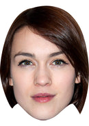 ELLA CATLIFF JB - Model Fancy Dress Cardboard Celebrity Party Face Mask