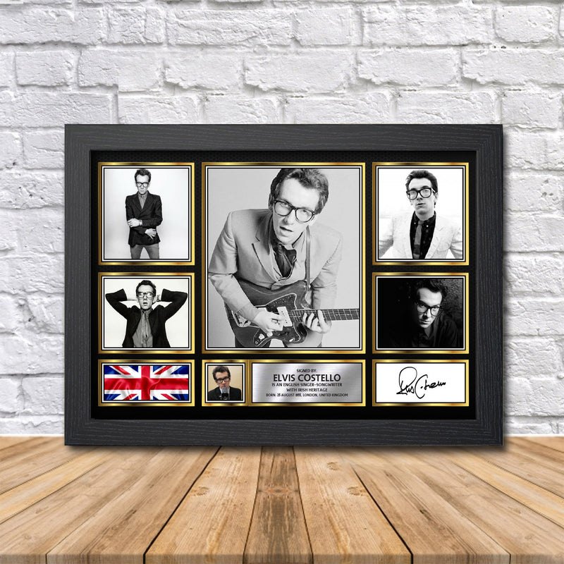 Elvis Costello Limited Edition Signed Print