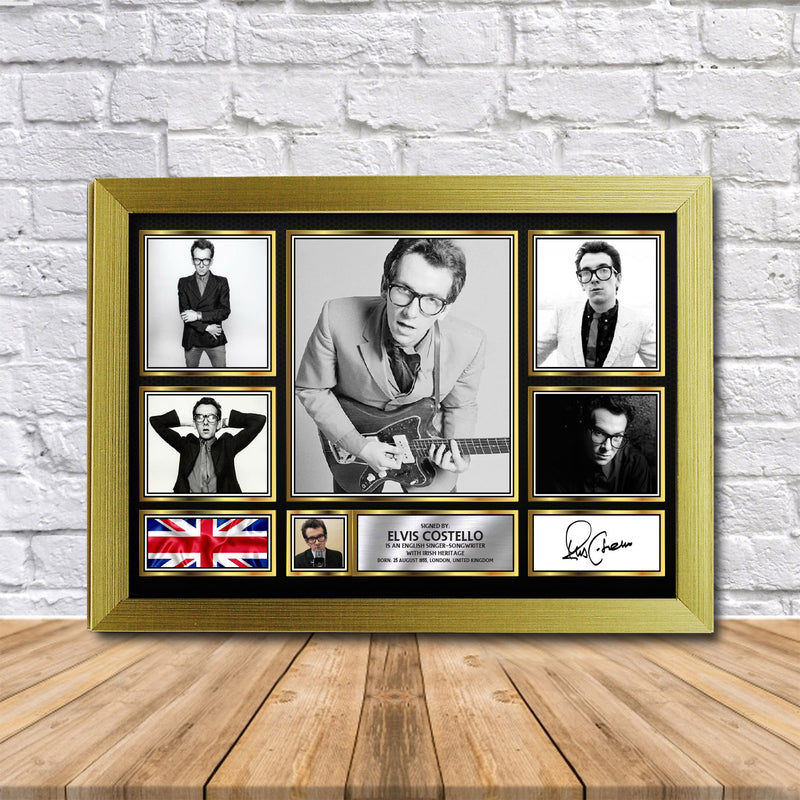 Elvis Costello Limited Edition Signed Print