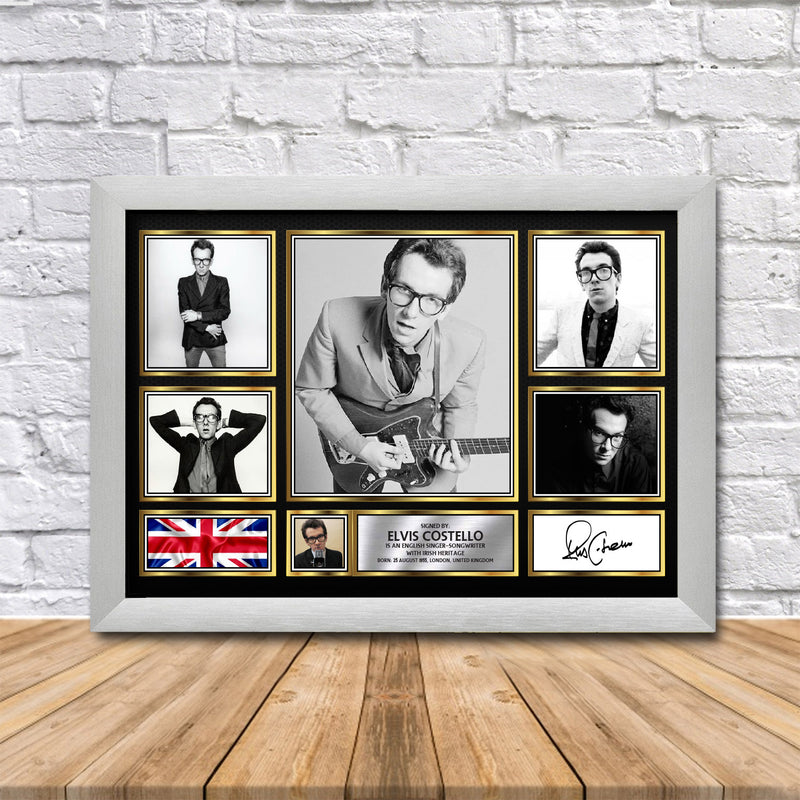 Elvis Costello Limited Edition Signed Print