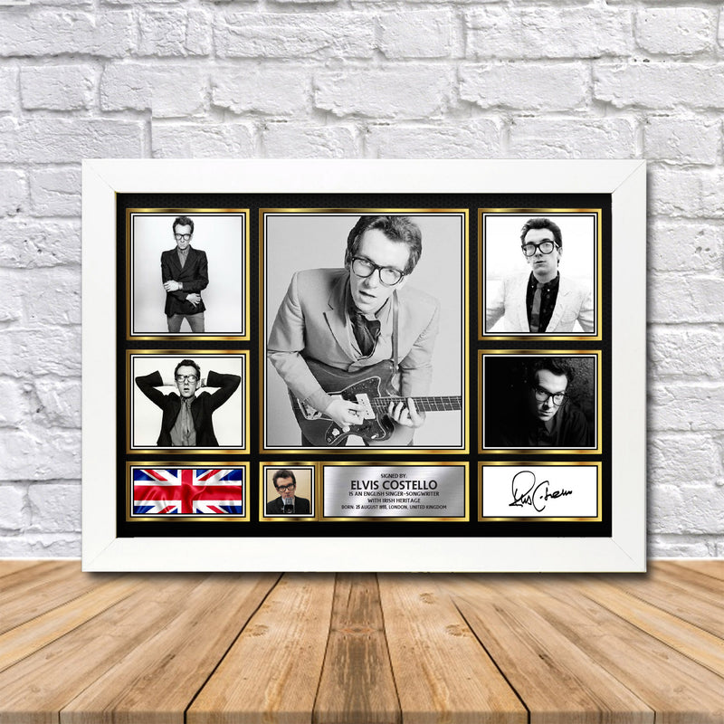 Elvis Costello Limited Edition Signed Print