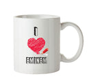 I Love EMINEM Celebrity Mug