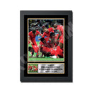 ENGLAND SHOOTOUT V COLOMBIA CELEBRATION WORLD CUP 2018 Limited Edition Football Player Signed Print - Football