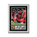 ENGLAND SHOOTOUT V COLOMBIA CELEBRATION WORLD CUP 2018 Limited Edition Football Player Signed Print - Football