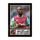 ENNER VALENCIA 2 Limited Edition Football Player Signed Print - Football