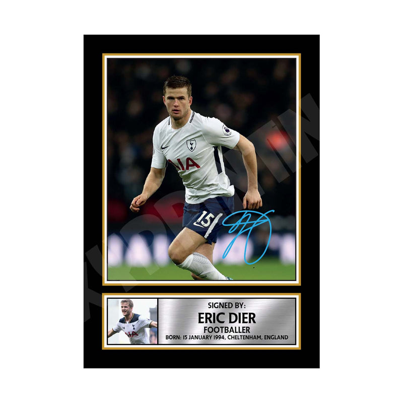 ERIC DIER Limited Edition Football Player Signed Print - Football