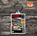 ESPN Speedworld Game Inspired Retro Gaming Keyring