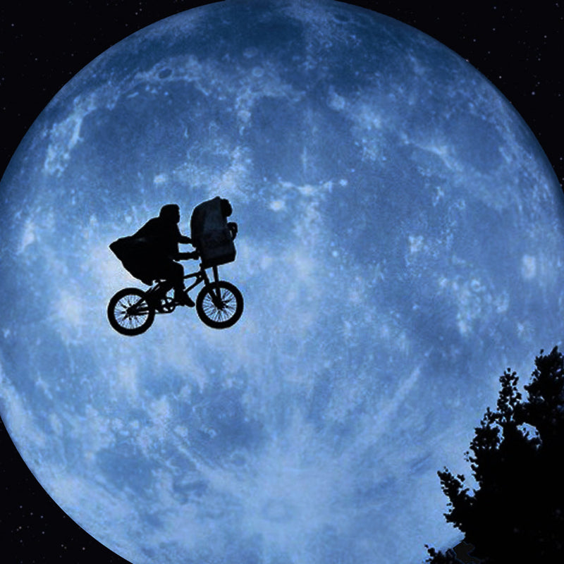 ET the Extraterrestrial - Moon - Lego Display Case - Minifigure Display Background and Frames
