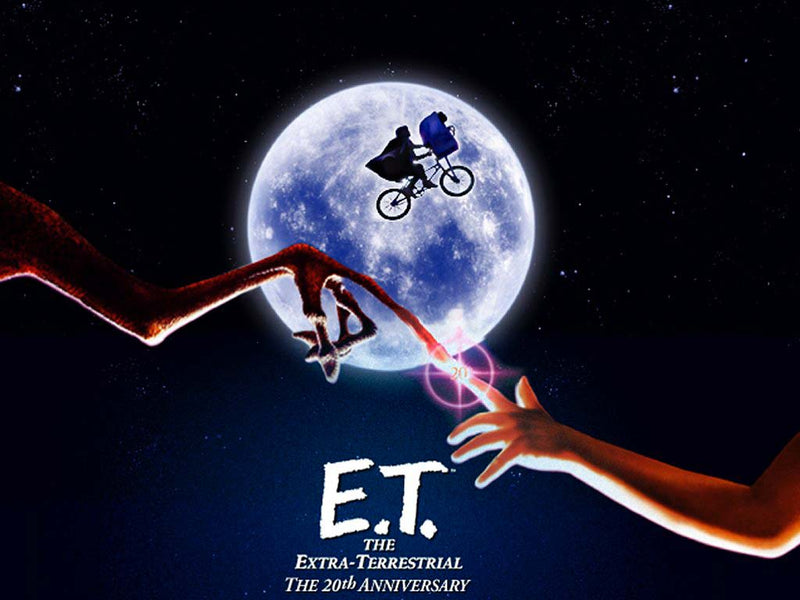 ET the Extraterrestrial - Moon 2 - Lego Display Case - Minifigure Display Background and Frames